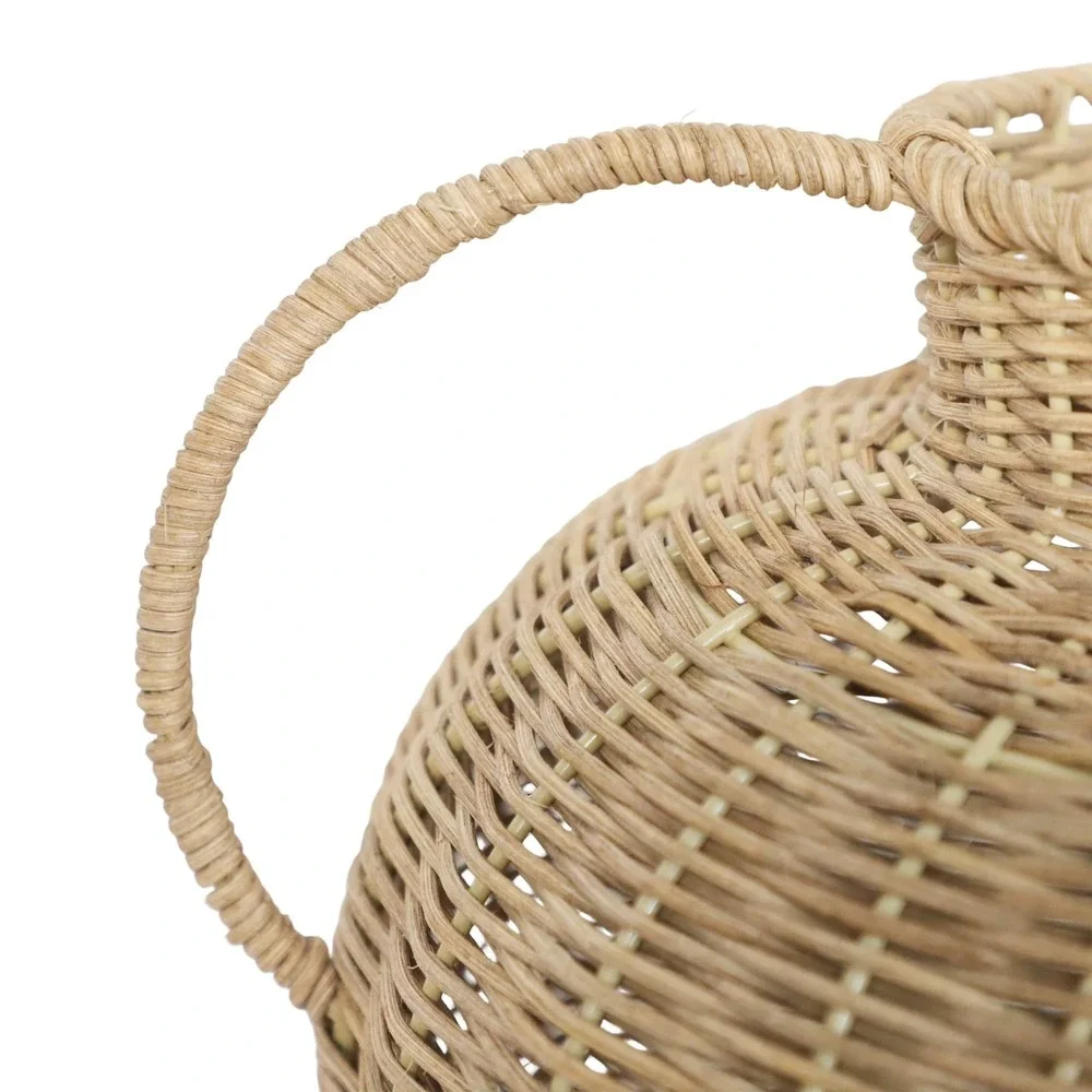 My Texas House Rattan Amphora Vase 8.86